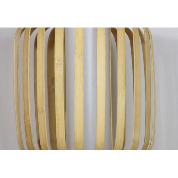 Bamboo Weaving Rattan Floor Lamp For Residential Teahouse Living Room