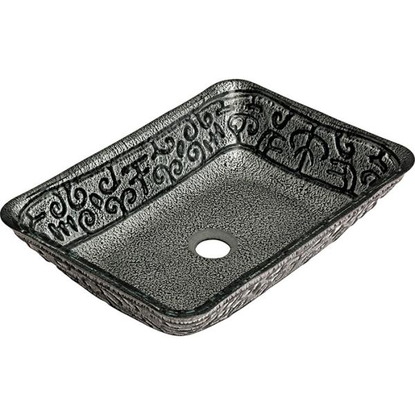 Buy glass rectangular  bathroom sink TY-074 460*330*110*12MM at wholesale prices