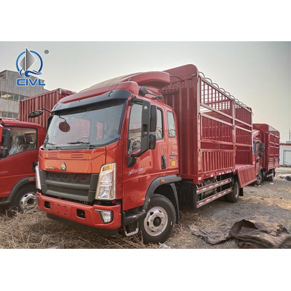 Hw76 Cabin Mobile Light Duty Commercial Trucks Fence Cargo Truck Colour white /red