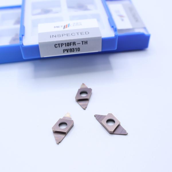 CTP10FR-TH CNC Carbide Insert For Parting Off CTP PVD Coated Indexable Inserts