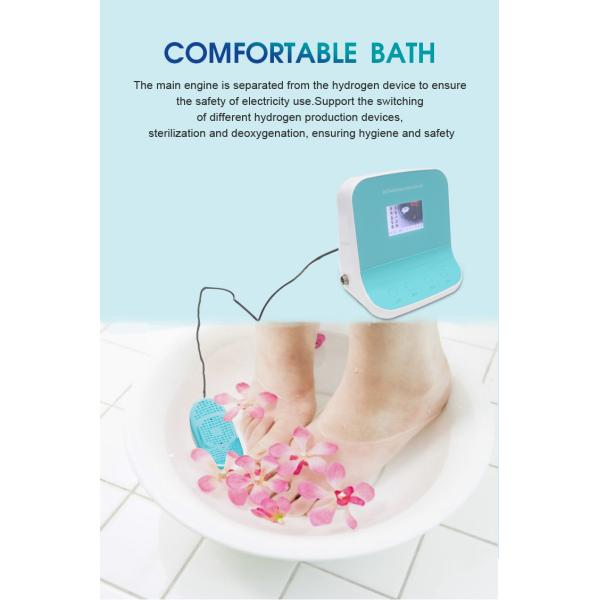 Plastic Kiscience Advanced Hydrogen Spa Foot Bath Detox Machine Blue Skin Beauty Massage