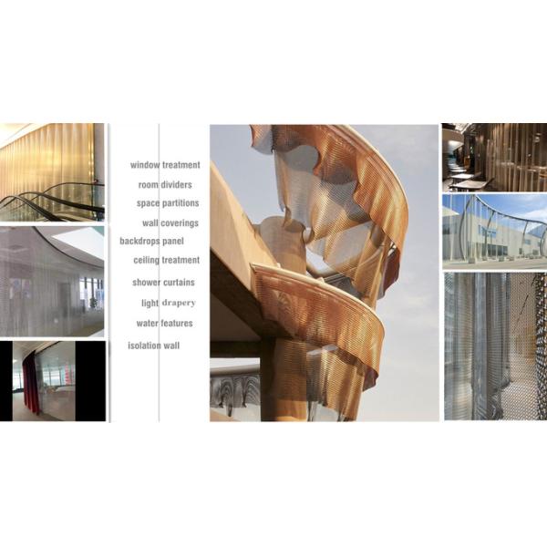 10mm Chainmail Stainless Steel Curtains For Office Room Divider 4