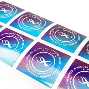 3D Laser Label Custom Hologram Stickers Waterproof Logo Paper