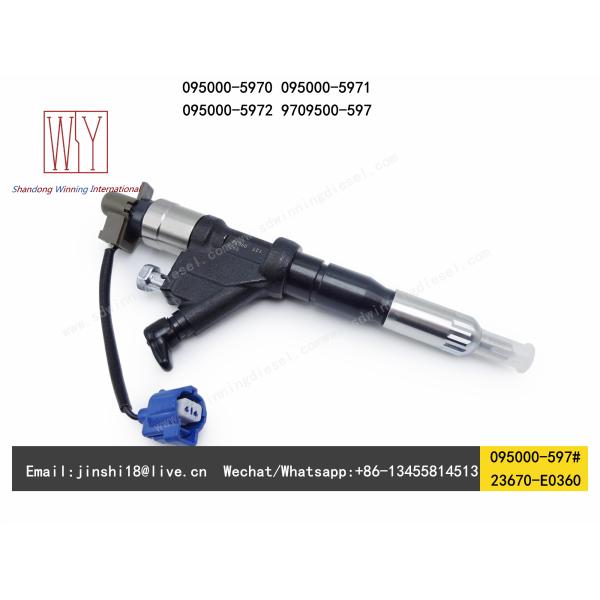 High Quality Fuel Injector 095000-597# 095000-5971 095000-5972 9709500-597 for Hino 700 Series 23670-E0360