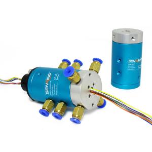 4 Passage Electrical Pnuematic Rotary Union 6~36 Circuits