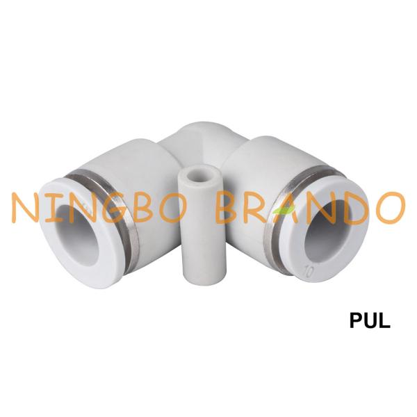 Buy 3/8'' PUL Union Elbow Pneumatic Fittings Push To Connect at wholesale prices