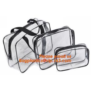 waterproof hanging toiletry bag for travel, Vinyl Transparent PVC Cosmetic Bag