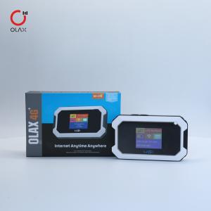 Olax 4G WIFI6 LTE Mobile Mini Wifi With LCD Screen And Antenna Ports QR Code