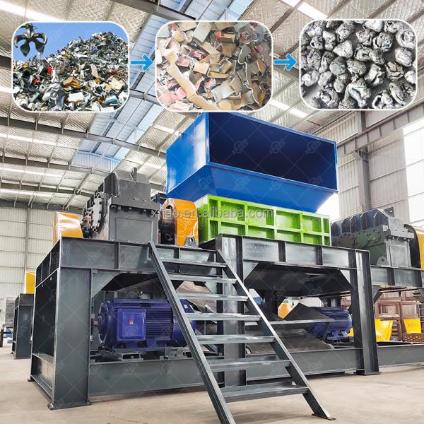 Buy Large Capacity Metal Shredder Multi Crusher Metal Recycling Shredder at wholesale prices