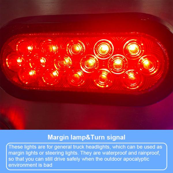 IP67 Waterproof American Truck Parts 16leds Truck Marker Lights