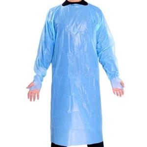 Disposable Isolation Gowns – Pack of 10 – Universal Size – Thumb Loops and Back