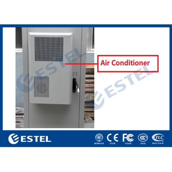 19" Rack Outdoor Electronic Equipment Enclosures Double Wall Floor Mounted