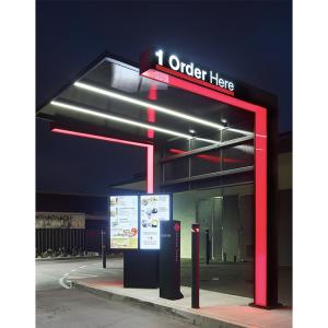 IP65 49inch Mcdonald'S Outdoor Digital Menu Board Media Player 3000nits