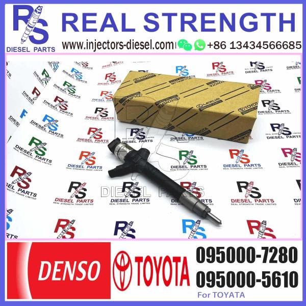 Diesel injector 23670-09210 DCRI107640 Factory Supplying Top Quality Common Rail Injector 0950007280 095000-7280