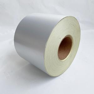 China 36N Matte Aluminum Foil 76mm Industrial Adhesive Labels on sale