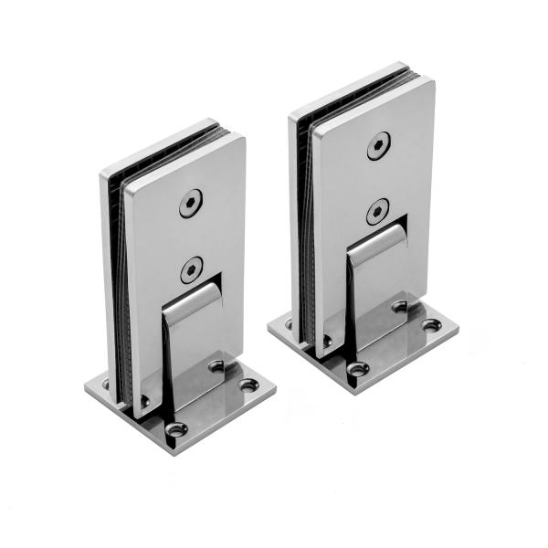Long Life Stainless Steel Soft Close Shower Frameless Tempered Glass Door Hinges