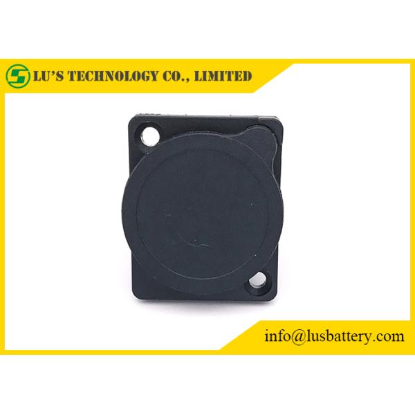 Black Color Battery Accessories XLR Female Connector ABS / PC Material