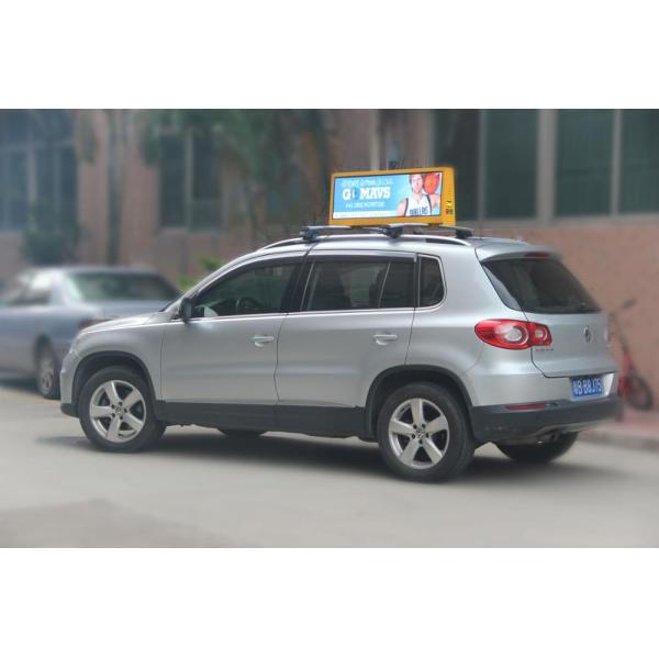 Automatically Vivid video Taxi Led screen Brightness Adjust Double Side Aluminum