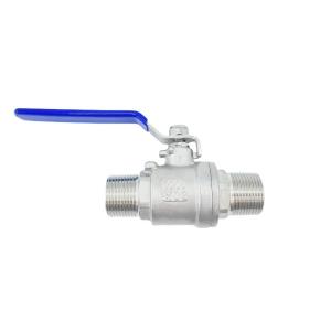 Thread Connection Form 2PC Ball Valve made of CF8 Stainless Steel for DN8-DN50