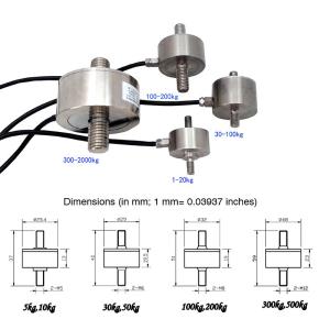 Small Mini Micro Load Cell Miniature Compression Tension Force Sensor Transducer