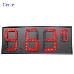 15 inch 7-segment led large red color outdoor digit