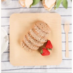 ODM Square Compostable Bamboo Picnic Plates 25x25 Cm