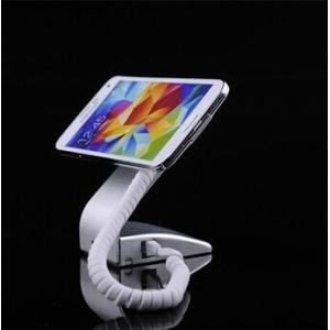 Quality COMER anti-theft devices Cell Phone Anti-Lose desktop Display Stands with alarm sensor cable and charging cord for sale