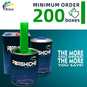 China 2K Pure Green Topcoat Automotive Paint Manufacturer on sale