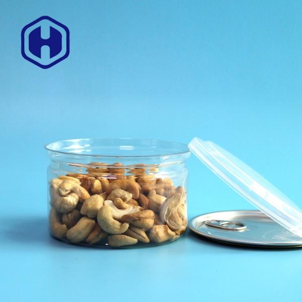 Seafood Tuna Can Packaging Plastic 10oz 310ml 401# PET Canister Transparent