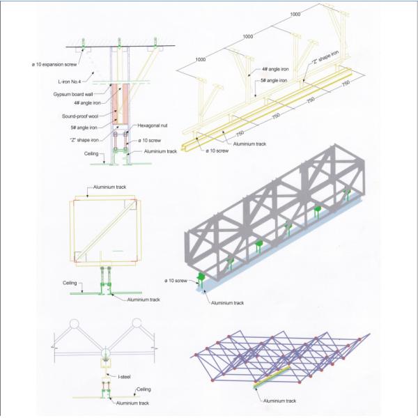 office soundproof movable partition wall at cheap price