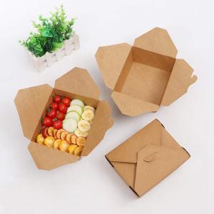 Convenient Custom Disposable Salad Hamburg Lunch Food Packaging Box for Take Out