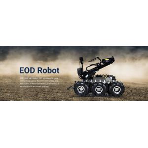Dc24v 140kg Loading Capacity 150m Wireless Bomb Disposal Robot