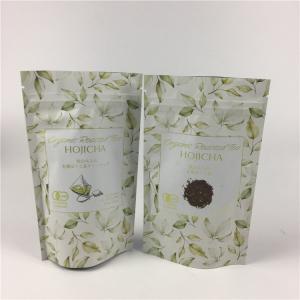 Self Adhesive Seal Custom Loose Tea Packaging Pouch UV Coated