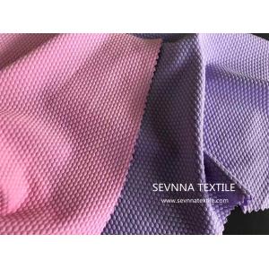 China Jacquard Textured Knitting Nylon Swimwear Fabric Multi Function on sale
