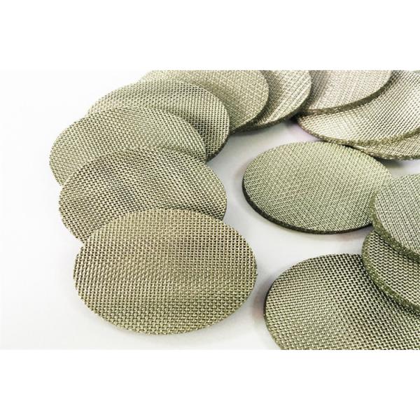 10 Micron Sintered Metal Filter Stainless Steel 304 316 316L Customized Thickness