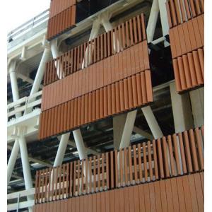 WPC Fluted Wall Panels Exterior Co-extrusion Wood Plastic Composite Wall