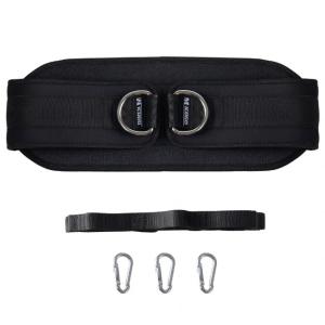 Upgraded Weightlifting Dipping Belt With Steel Chain Nylon Weight Lifting Gym
