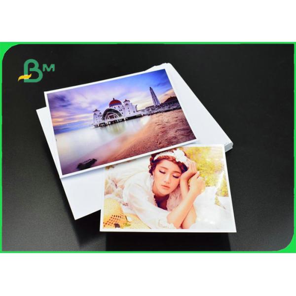 180gsm 230gsm Glossy / Satin Double Side Inkjet Paper For Poster 203mm x 65m