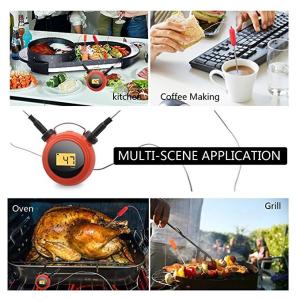 Smart Wireless Bbq Temperature Thermometer Heat Resistance Remote Control