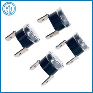 Auto Reset Single Pole Bimetal Disc Thermostat Bakelite Shell AC250V 60Hz