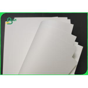 Smooth 889mm 350um Synthetic Paper Sheet For Notebook Folding Resistance