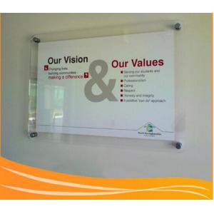 Quality Wall-mounted transparnet acrylic poster display frame for sale