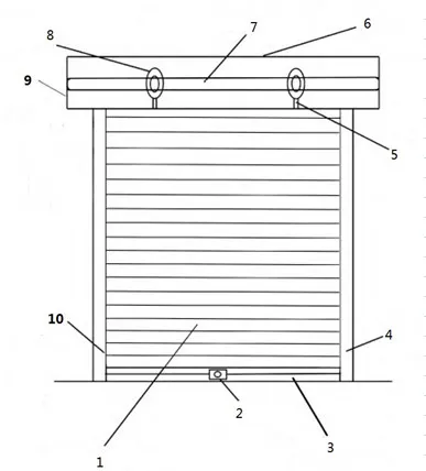 Extruded Aluminum Roller Shutter, Aluminum Rolling Shutter Door