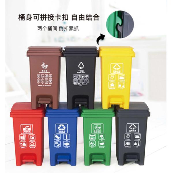 Manufacturer 120l 240 liters 360l 660l 1100l outdoor large plastic wheeled dustbin/trash can/waste garbage bins for sale