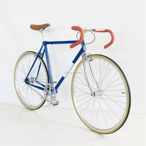 CR-MO STEEL 4130 Lugged Frame Fork for Vintage Inner SRAM 2S Track Fixie Gear Bicycle