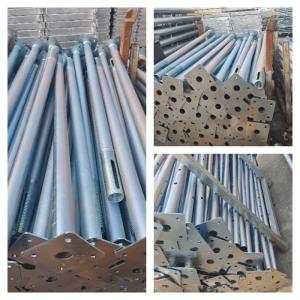Quality Construction Heavy Duty Telescopic Hot Dip Galvanized Shoring Props with Sleeve Nut for sale