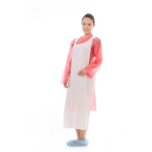 0.08mm Polythene Disposable Plastic Apron With Smooth Surface