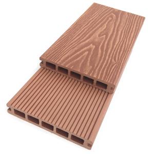 Quality ODM Timber Wood Plastic Composite Decking Planks 3D Engineered for sale