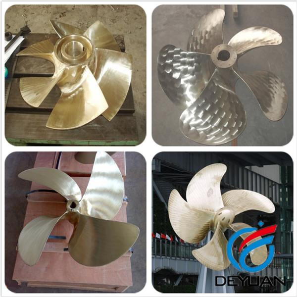 5 Blade Marine Propulsion Systems Big Develop Area Ratio Propeller