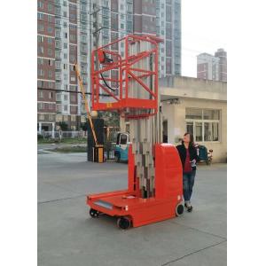 Self-propelled Aerial Work Platform Safety Vertical Lift Table With 2 Masts 7.5